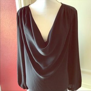 Lands' End Cowl Neck Top